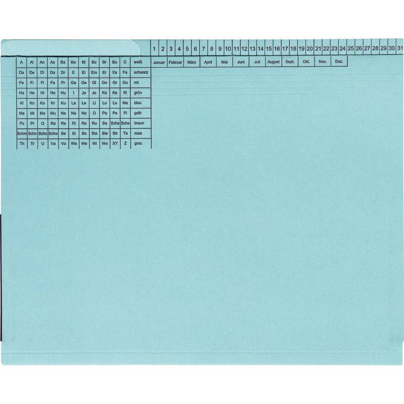 AdvoBedarf Hängehefter Kanzlei CLASSIC VERTO, 1 Abheftvorrichtung, hellblau