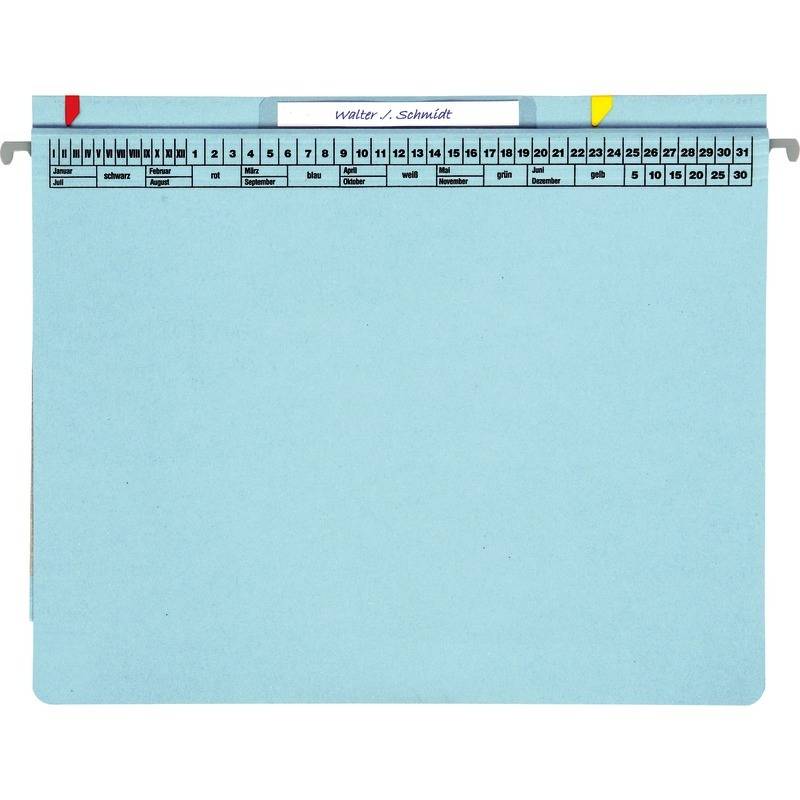 AdvoBedarf Hängehefter Kanzlei CLASSIC PLUS, 2 Abheftvorrichtungen, hellblau