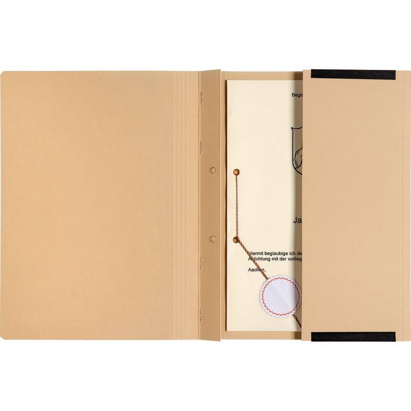 AdvoBedarf Hängehefter Kanzlei CLASSIC PLUS, 1 x Linksheftung, chamois