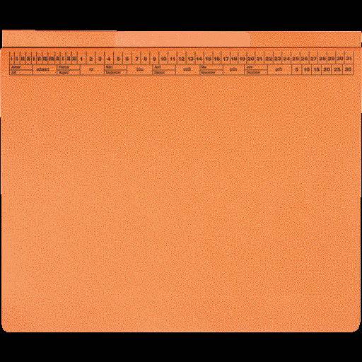 AdvoBedarf Hängehefter Kanzlei CLASSIC PLUS, 1 x Linksheftung, orange