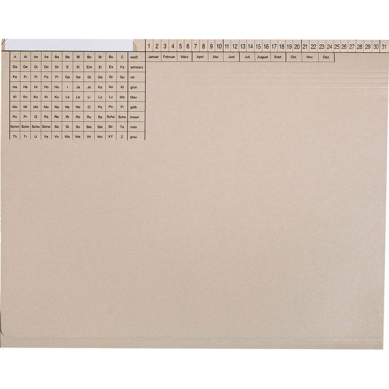 AdvoBedarf Hängehefter Kanzlei CLASSIC VERTO, 1 Abheftvorrichtung, grau