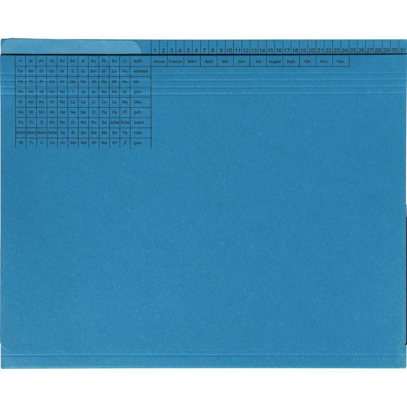 AdvoBedarf Hängehefter Kanzlei CLASSIC VERTO, 1 Abheftvorrichtung, blau