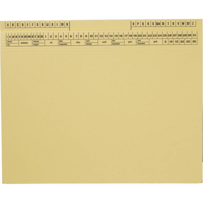 SoldanPlus Kanzlei-Hängehefter CLASSIC, 1 Abheftvorrichtung, gelb