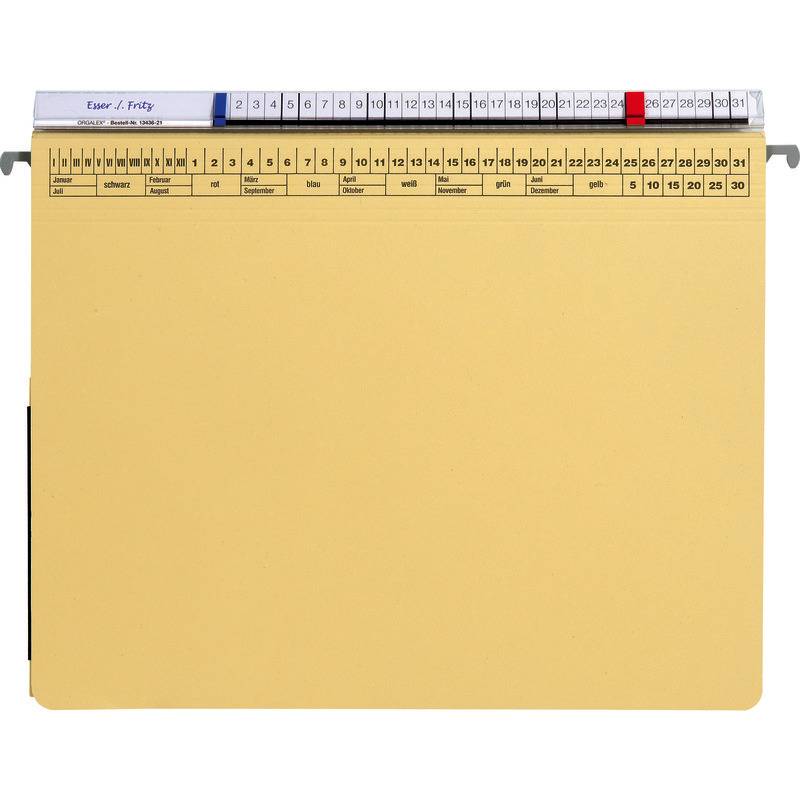 ORGALEX® Hängehefter Kanzlei, Rechtsheftung, 1 Tasche, gelb