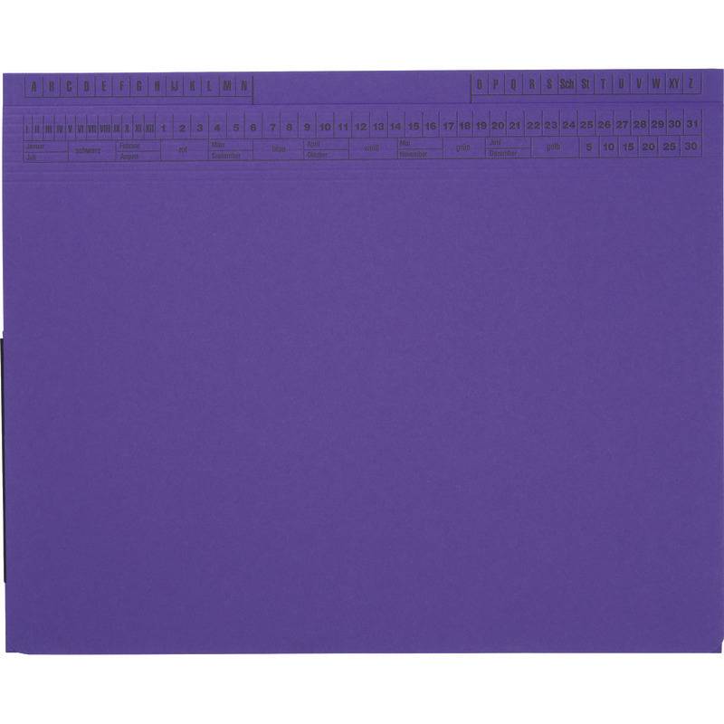 SoldanPlus Kanzlei-Hängehefter CLASSIC, 1 Abheftvorrichtung, violett