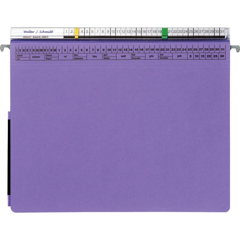 ORGALEX® Hängehefter Kanzlei, Rechtsheftung, 1 Tasche, violett