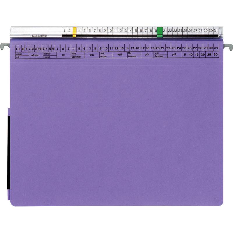 ORGALEX® Hängehefter Kanzlei, Linksheftung, 1 Tasche, violett