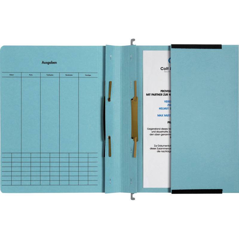 ORGALEX® Hängehefter Kanzlei, Linksheftung, 1 Tasche, hellblau