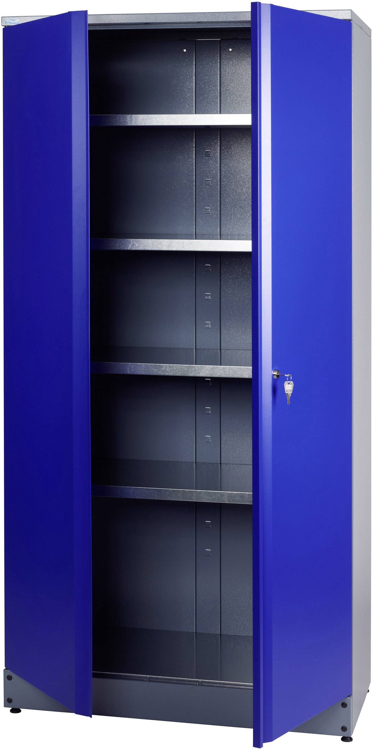Küpper 70297 Werkzeug-Hochschrank (B x H x T) 910 x 1800 x 450mm Blau, Silber