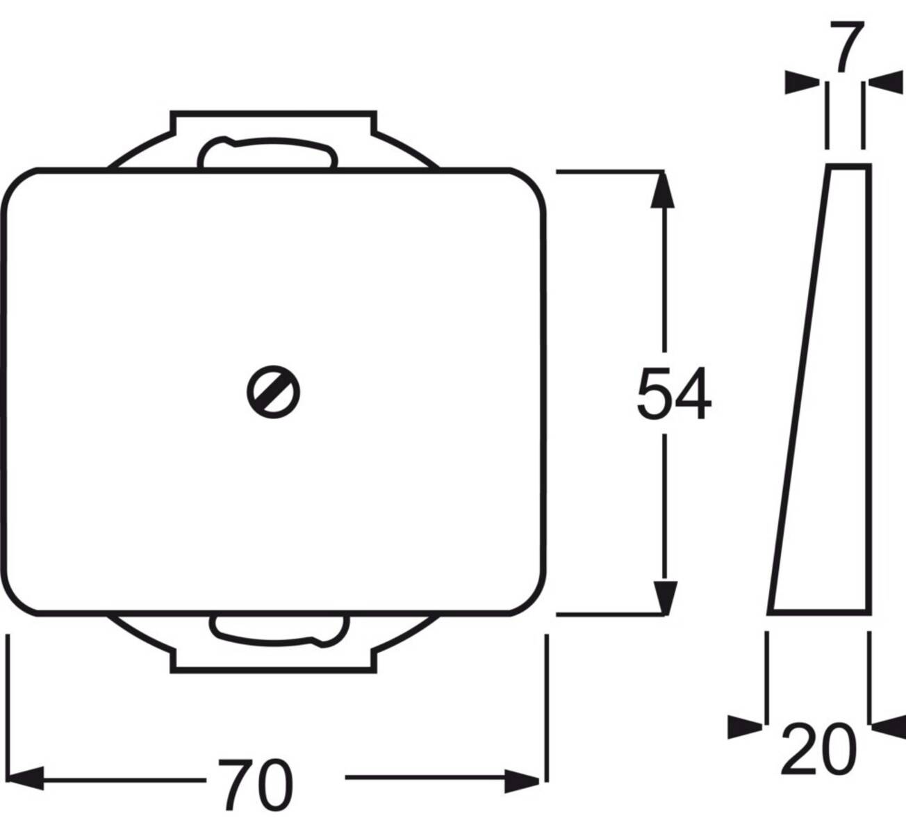 ABB 1742-24G Blindabdeckung Weiß, Verkehrsweiß 2CKA001753A7412