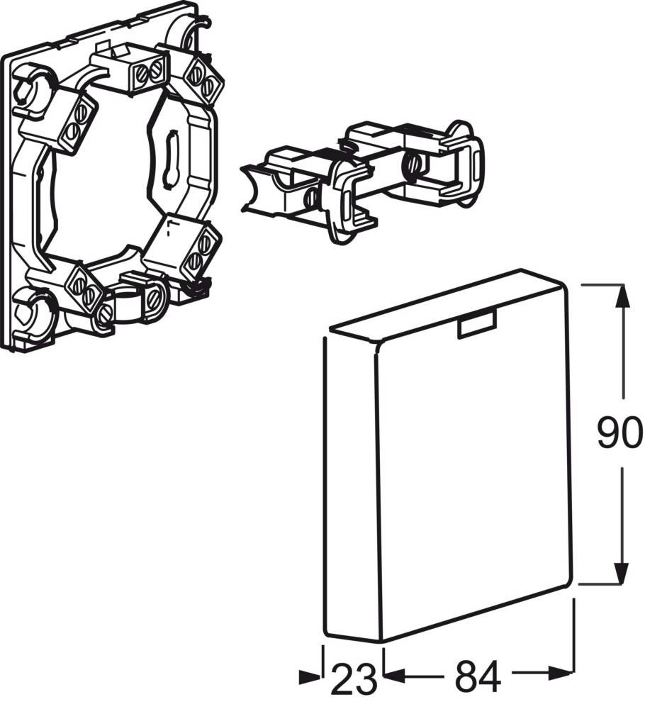 ABB 2CKA001712A0165 Herdanschlussdose IP20 Weiß, Reinweiß (RAL 9010)