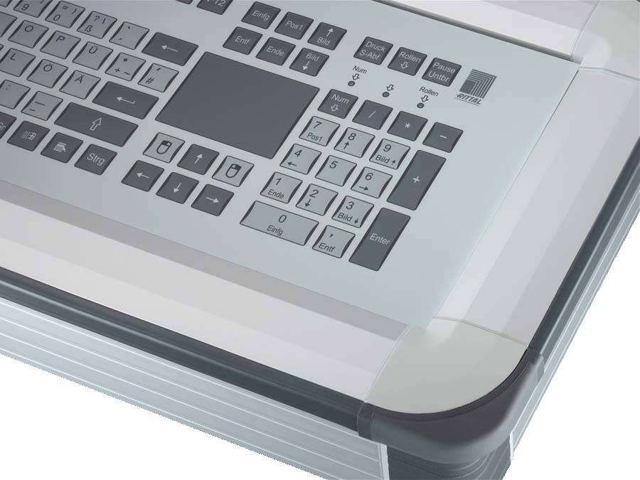 Rittal SM 6446.030 Einbautastatur mit Touchpad (B x H) 482.6 mm x 177 mm 1 St.
