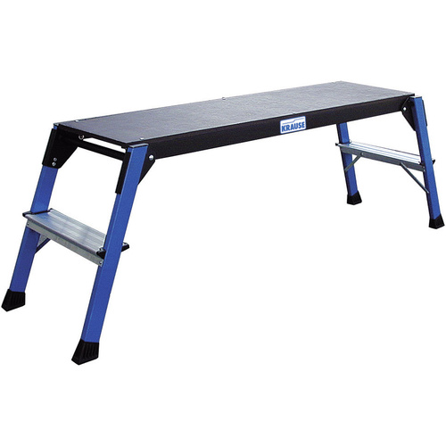 Krause MONTO® StepTop® 130099 Aluminium Arbeitsplattform Arbeitshöhe (max.): 2.5m Blau, Schwarz 9kg