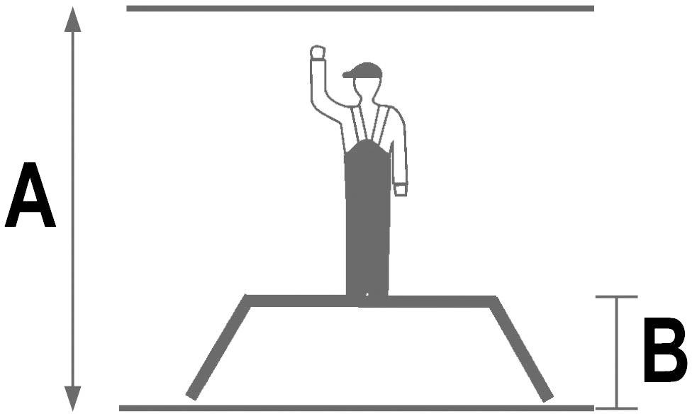 Krause MONTO® StepTop® 130099 Aluminium Arbeitsplattform Arbeitshöhe (max.): 2.5m Blau, Schwarz 9kg