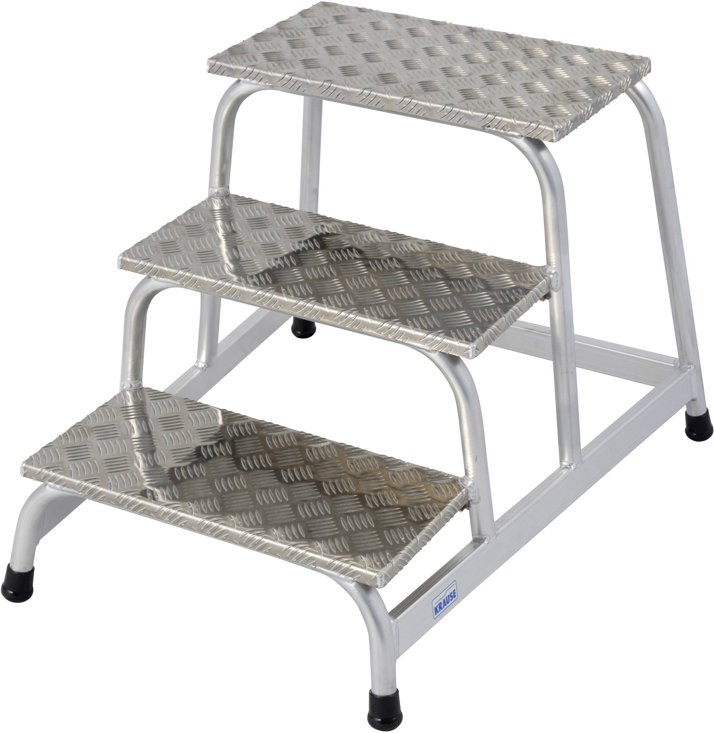 Krause 805034 Aluminium Montagetritt Arbeitshöhe (max.): 2.60m Silber 7kg