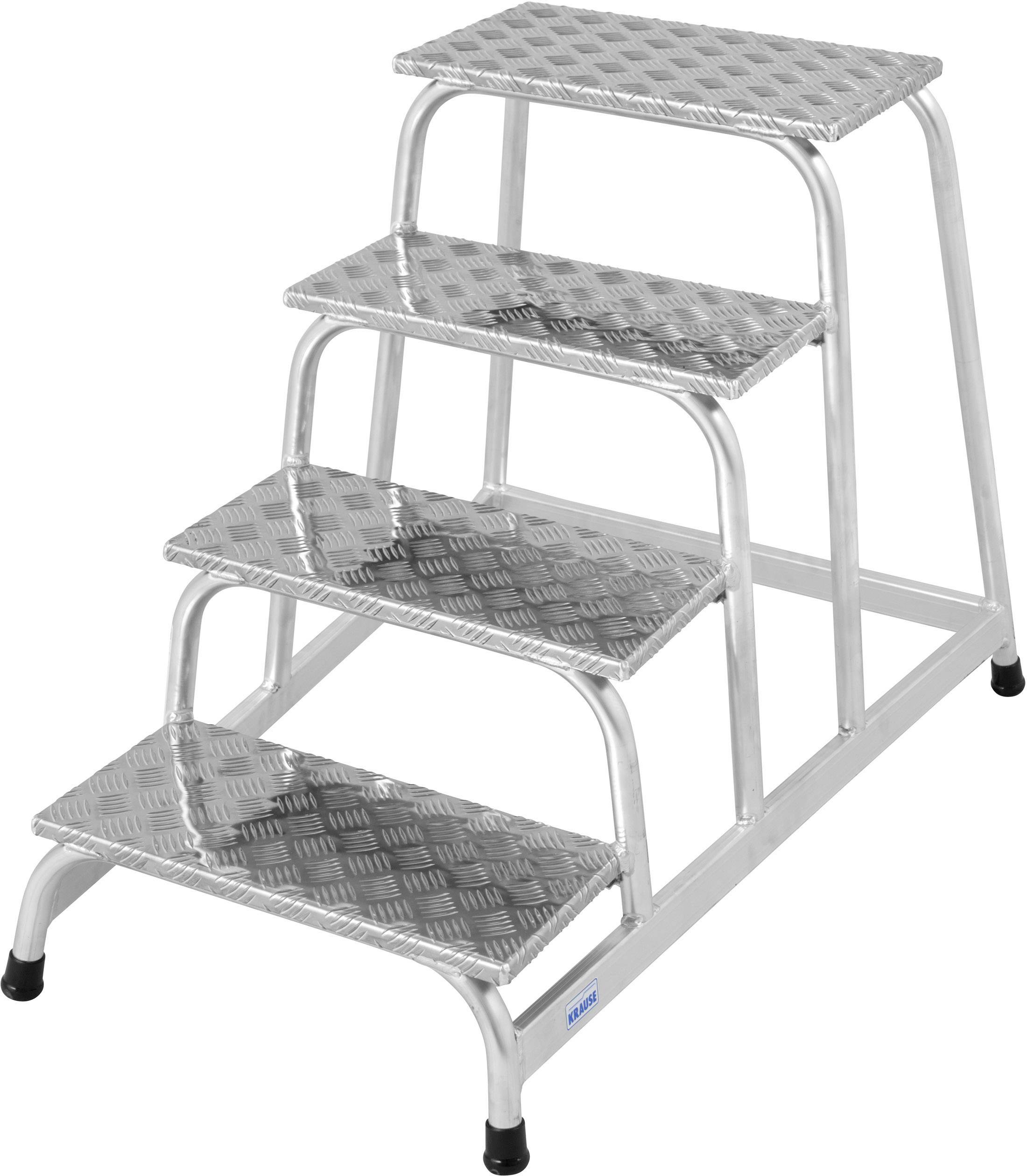 Krause 805041 Aluminium Montagetritt Arbeitshöhe (max.): 2.80m Silber 9.8kg