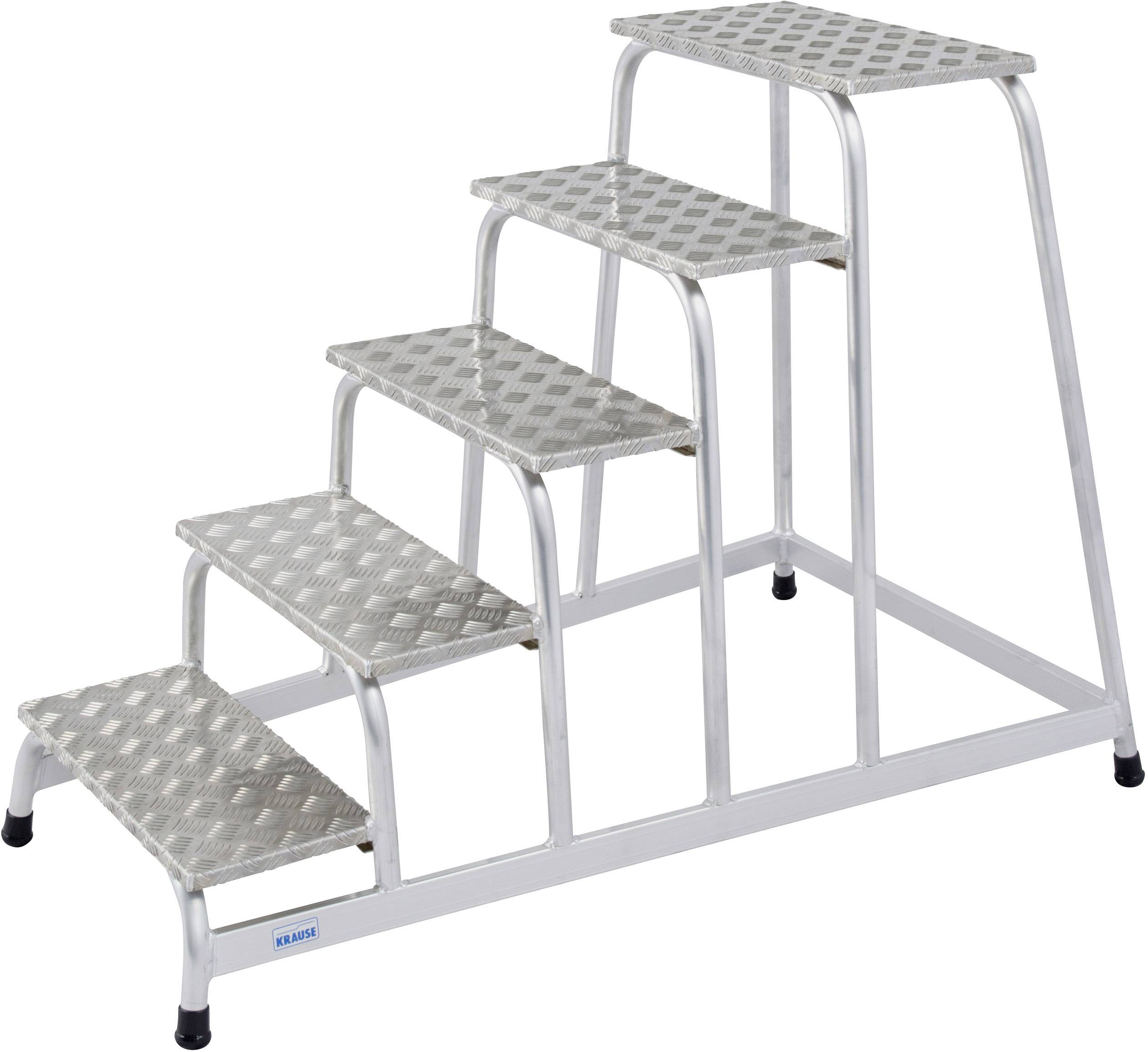 Krause 805058 Aluminium Montagetritt Arbeitshöhe (max.): 3.00m Silber 12kg