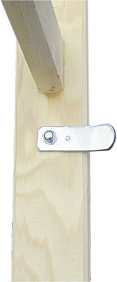 Sprossen-DoppelLeiter, (Holz), Arbeitshöhe 4,09 m,Standhöhe 2,85 m, Leiternlänge 2,91 m, Gew.17 kg