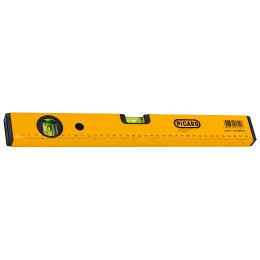 Picard Wasserwaage aus Leichtmetall, 50cm, gelb