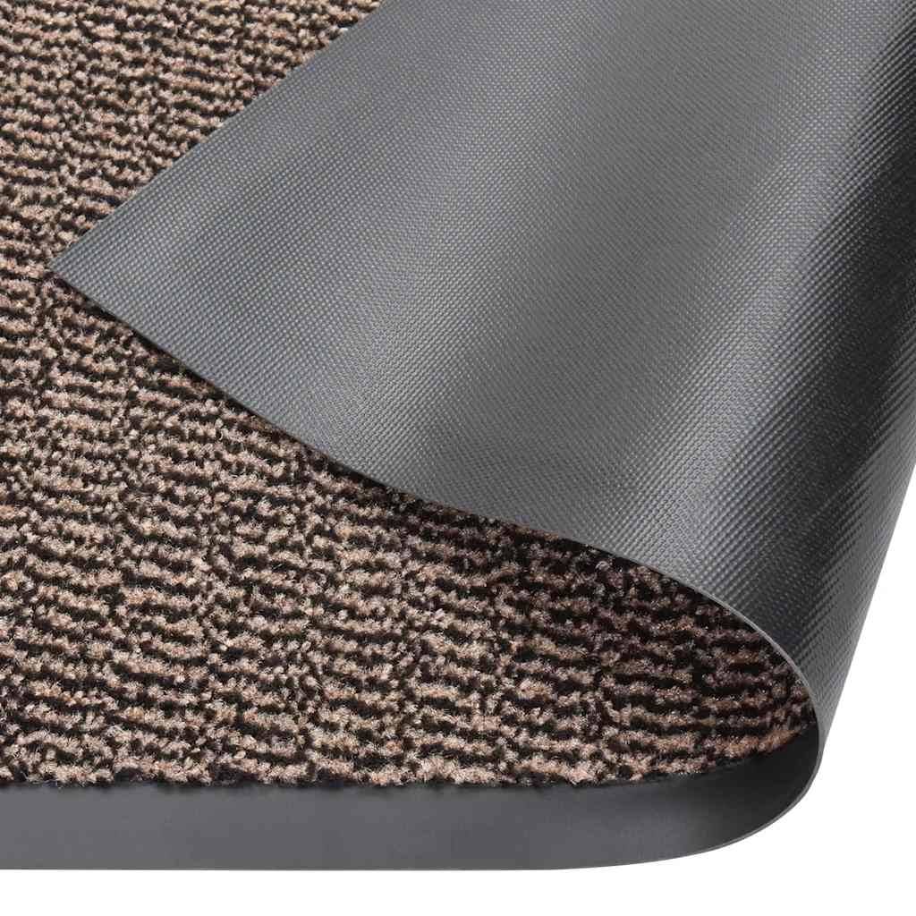 vidaXL Fußmatte getuftet 60x150 cm Dunkelbraun
