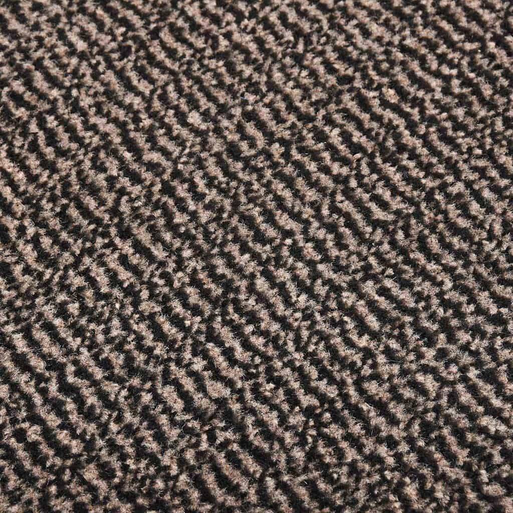 vidaXL Fußmatte getuftet 60x150 cm Dunkelbraun