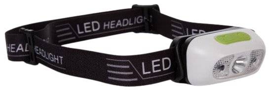 Stirnlampe led wiederaufladbar 160 lm 14,5 cm nylon schwarz