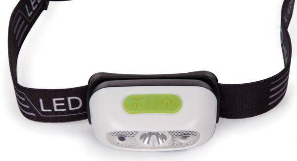 Stirnlampe led wiederaufladbar 160 lm 14,5 cm nylon schwarz