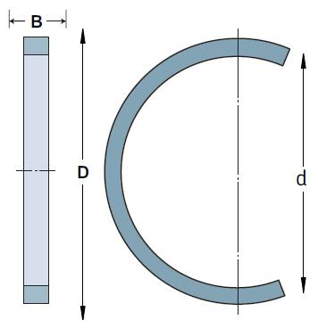 Festring FE80-2 FAG Aussen Ø 79,5 mm