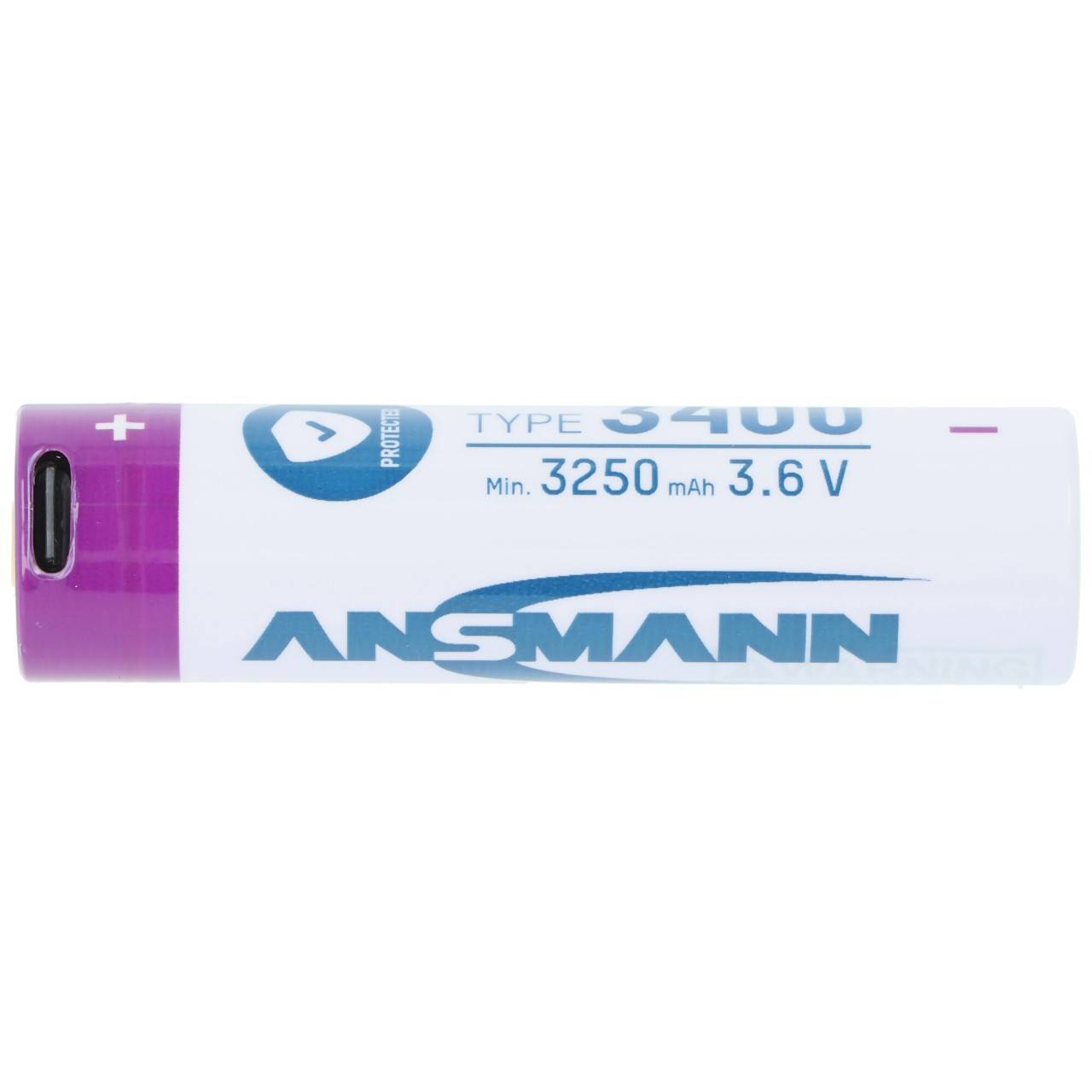 Ansmann 18650-3,4 USB-C® Akku 18650 Li-Ion 3.7 V 3400 mAh