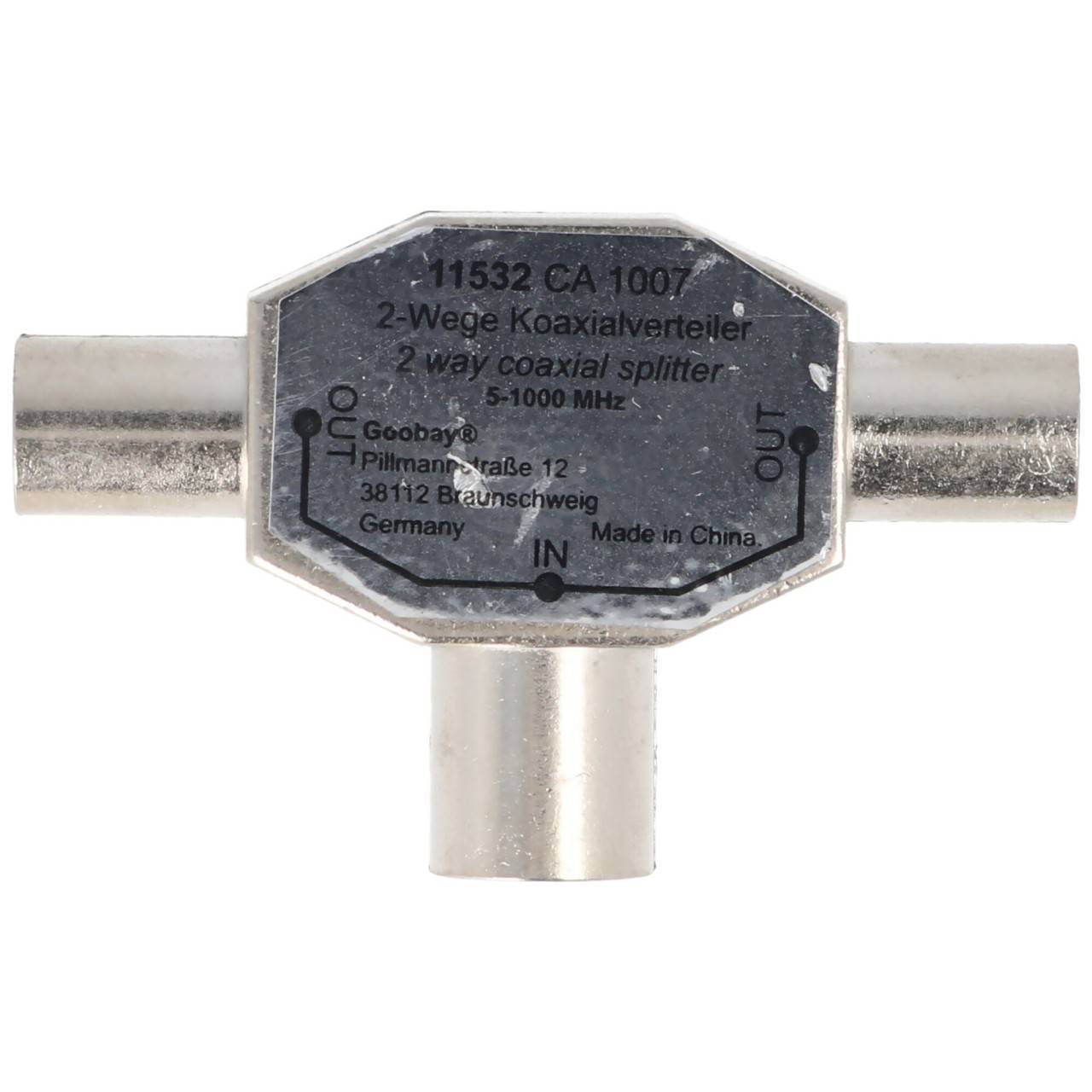 VALUE Koaxial T-Adapter
