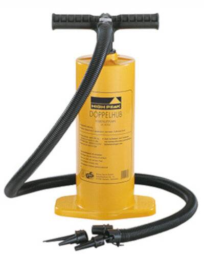 Luftpumpe 39 x 10,5 cm gelb/schwarz