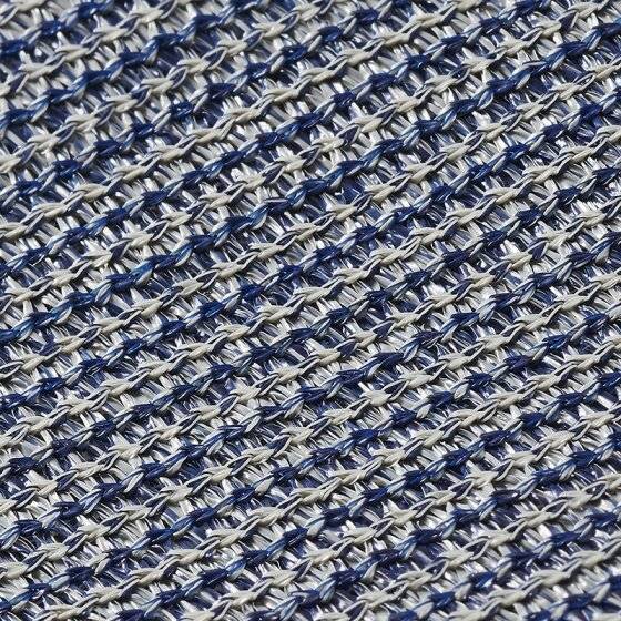Zeltteppich 600 x 250 cm blau/weiß