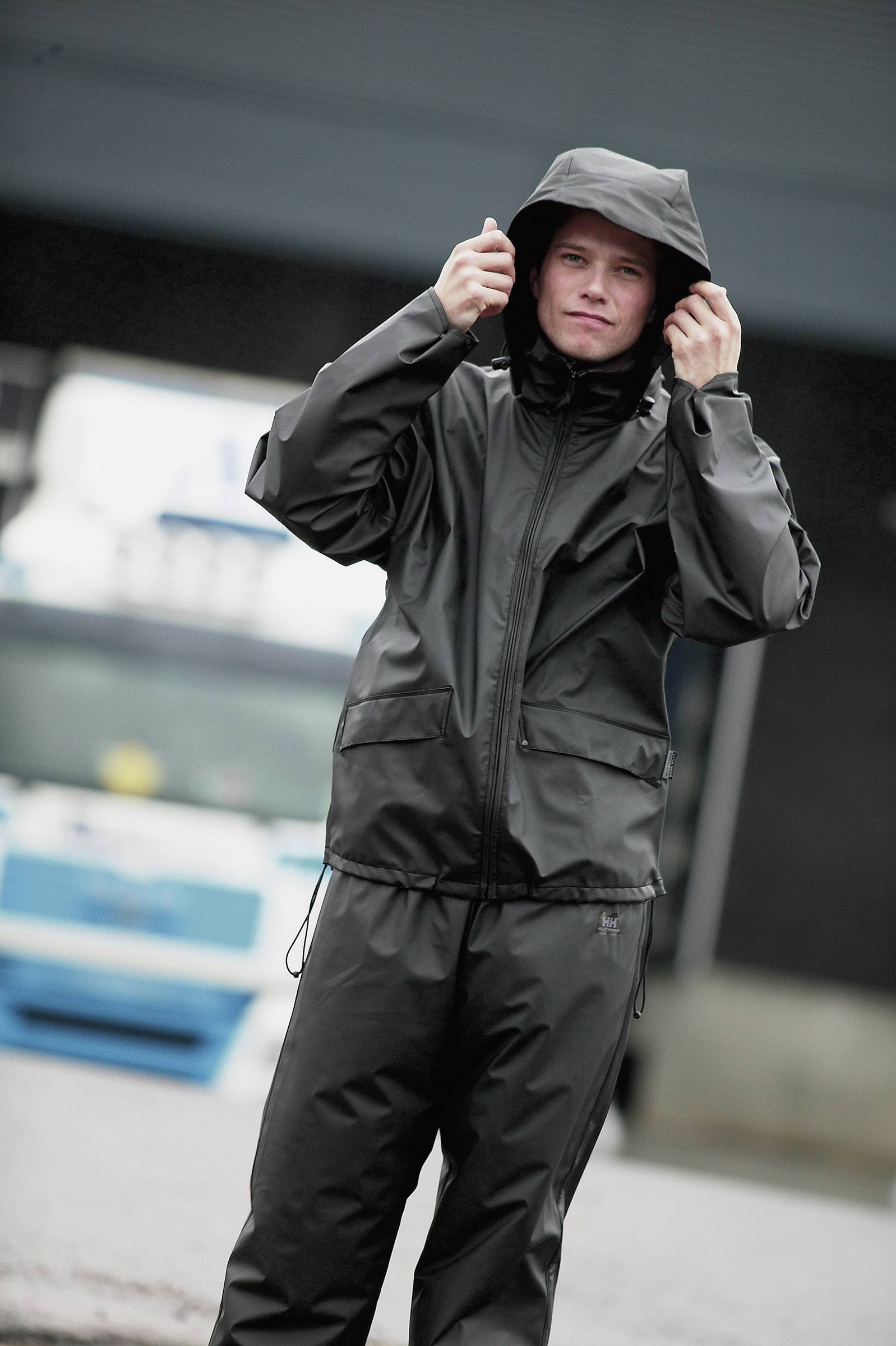 Helly Hansen Regenhose Voss, PU-Stretch Gr. M, navy