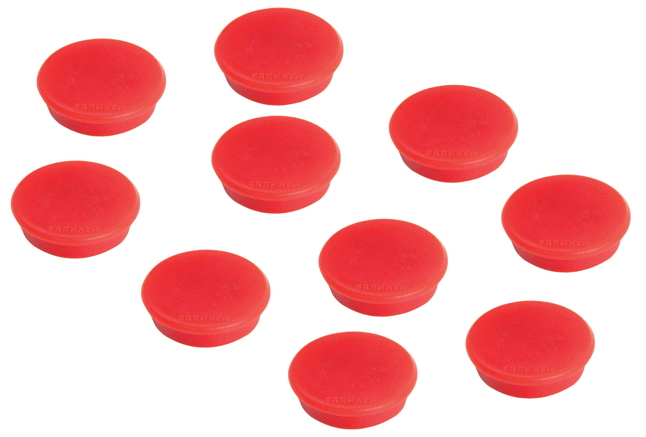 Haftmagnet 38mm 1500g VE=10 Stück rot