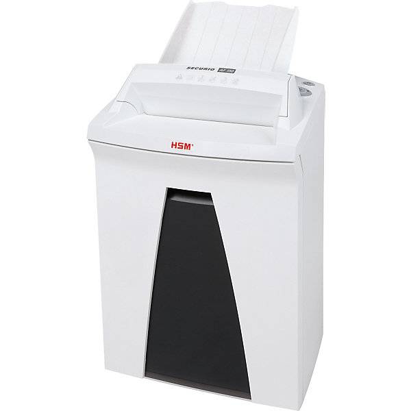 HSM SECURIO AF150 Autofeed Aktenvernichter 10 Blatt Partikelschnitt 4.5 x 30mm P-4 34l Vernichtet auch CDs, DVDs, Heftklammern