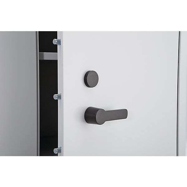 Feuergeschützter Stahlschrank gemäß DIN 4102 HxBxT 1226 x 650 x 500 mm lichtgrau. C+P 882097 49
