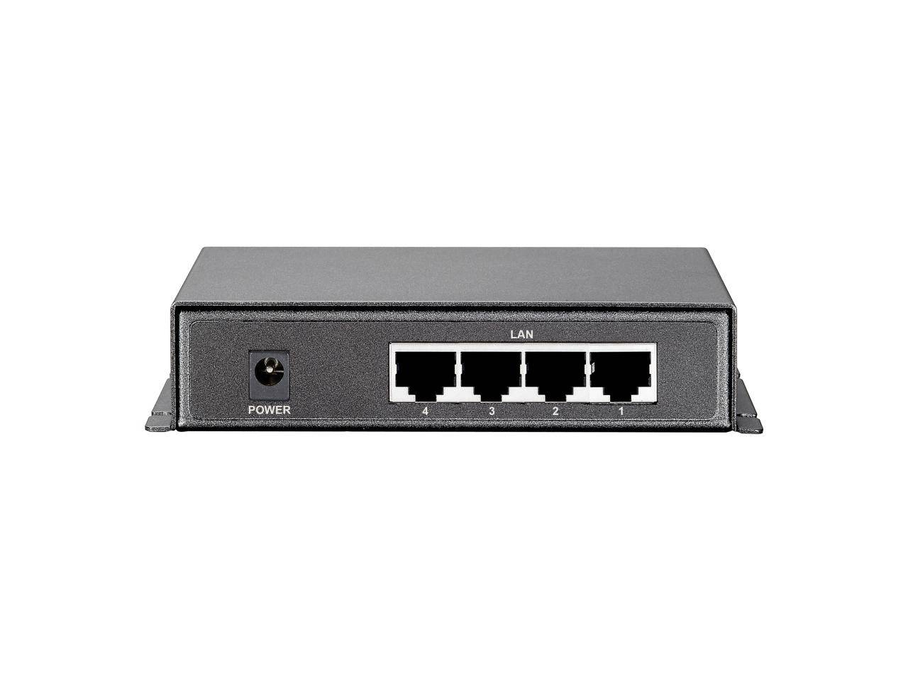 LevelOne FSW-0503 - Switch - 4 x 10/100 (PoE) + 1 x 10/100 - Desktop - PoE