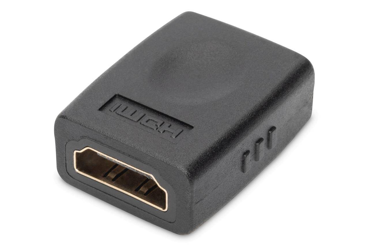 Digitus AK-330500-000-S HDMI Adapter [1x HDMI-Buchse - 1x HDMI-Buchse] Schwarz