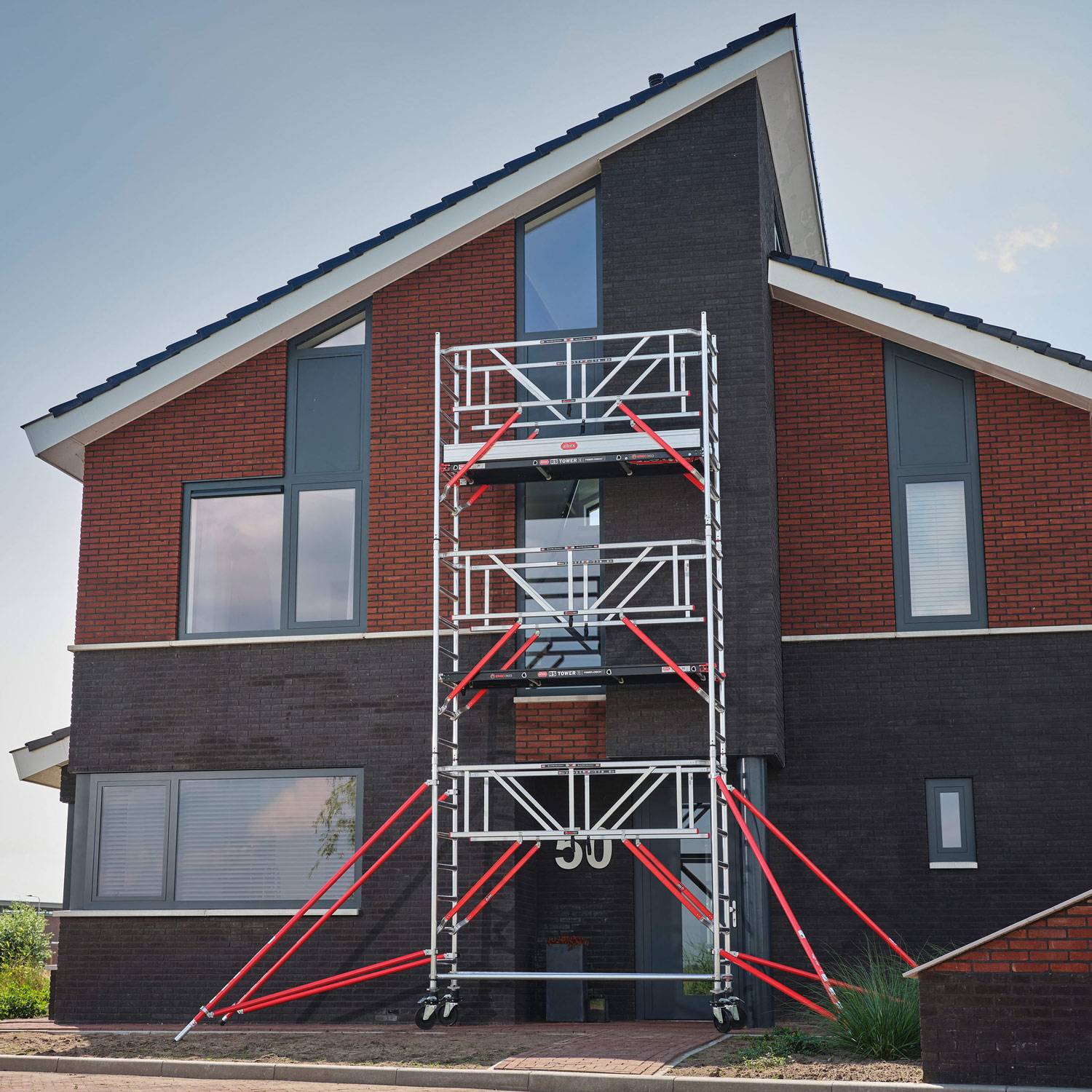 Altrex Fahrgerüst RS Tower 51-S Safe-Quick Aluminium mit Fiber-Deck Plattform 5,20m AH 0,75x1,85m
