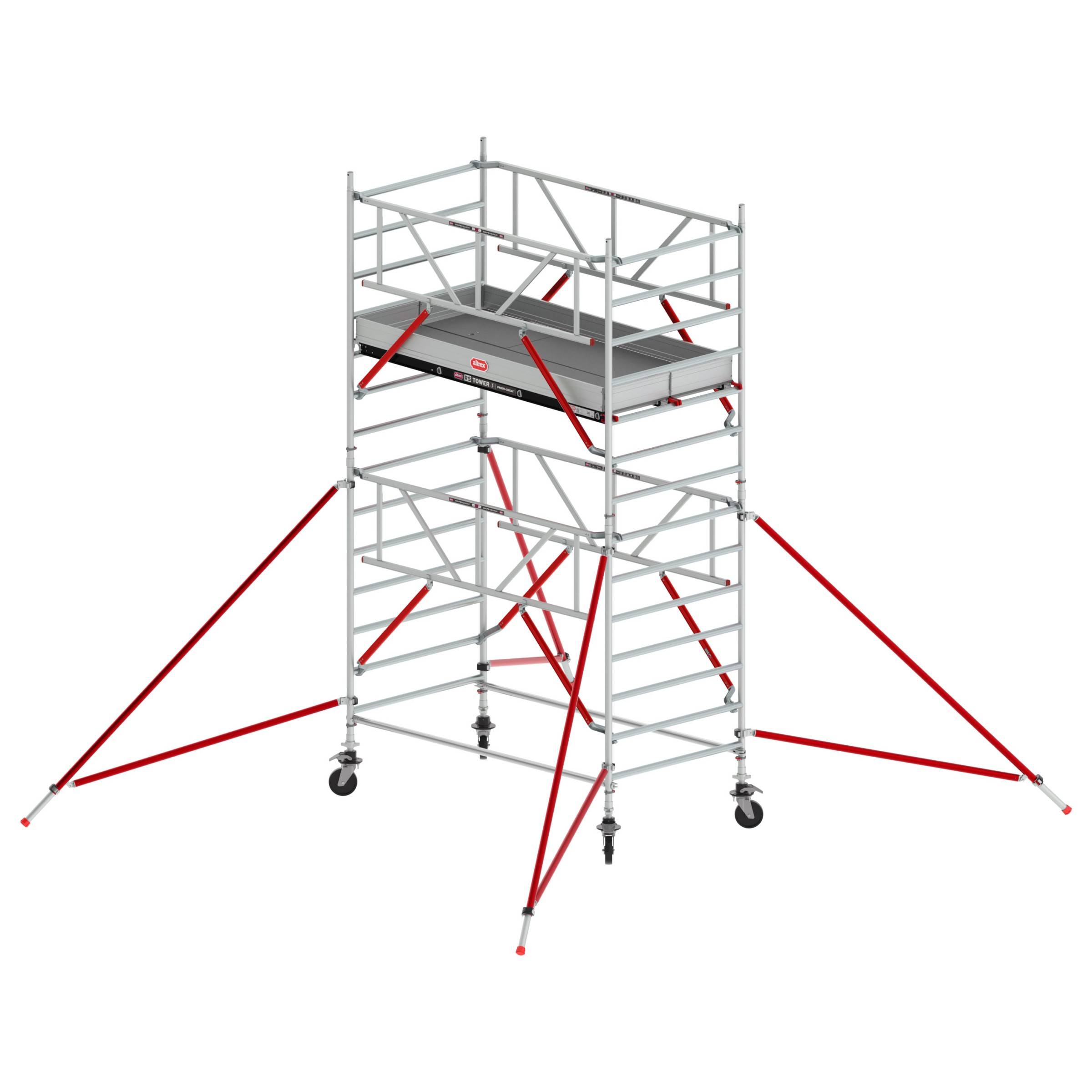 Altrex Fahrgerüst RS Tower 52-S Aluminium mit Safe-Quick und Fiber-Deck Plattform 5,20m AH 1,35x2,4
