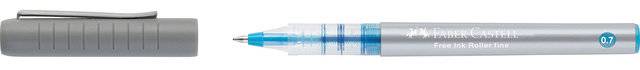Kugelschreiber Free Ink Roller 0,7mm hellblau