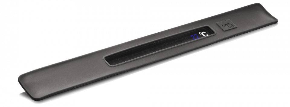 Weinthermometer mit Display 9 x 24 cm dunkelgrau