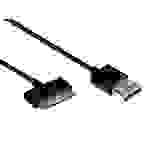 APPLE® KABEL - 30-POLIG (STECKER) AUF USB 2.0 A (STECKER) - SCHWARZ - 1 m