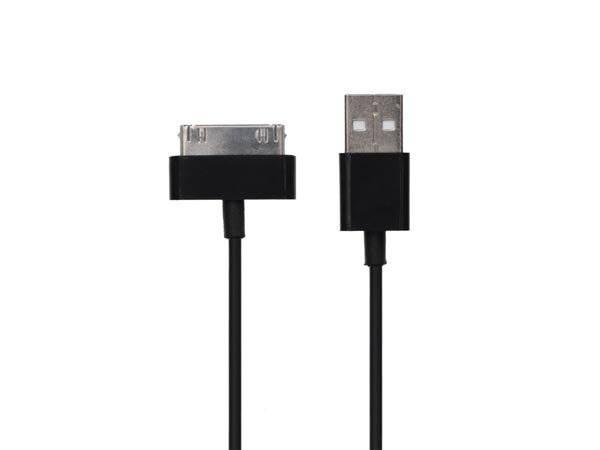 USB 2.0 100 cm ABS-Ladekabel schwarz