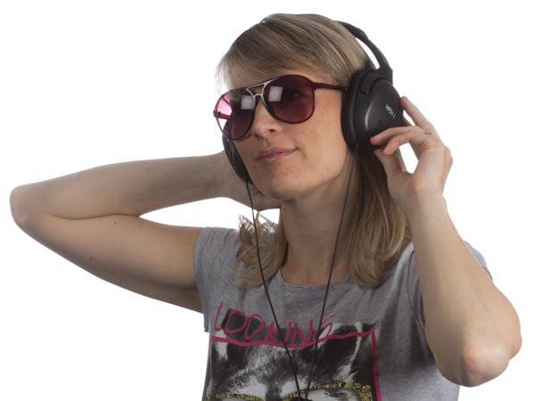 Kopfhörer HPD11 3,5 mm Klinke Kunststoff schwarz