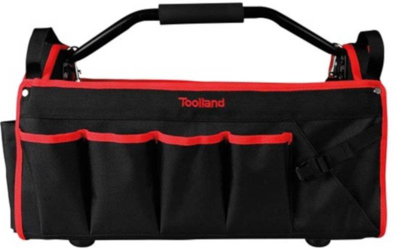 Werkzeugtasche 50 x 24 x 33 cm Nylon/Stahl schwarz