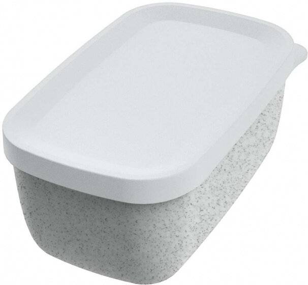 Lunchbox Candy nachhaltig 0,5 Liter 12,4 x 8,1 cm grau