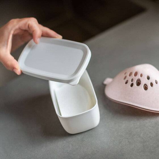 Lunchbox Candy nachhaltig 0,5 Liter 12,4 x 8,1 cm grau