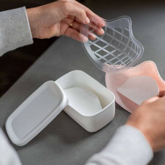 Lunchbox Candy nachhaltig 0,5 Liter 12,4 x 8,1 cm grau