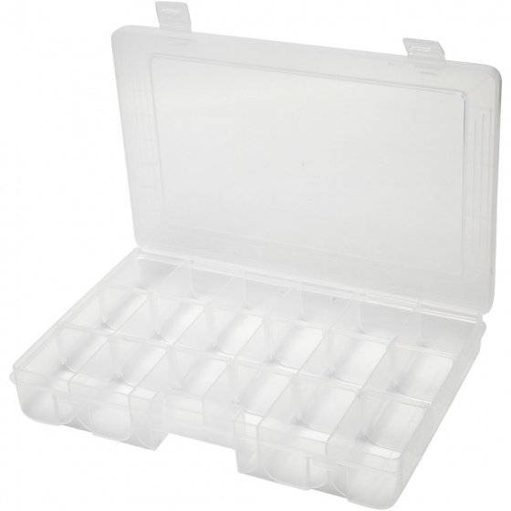 Aufbewahrungsbox 17 x 19 cm Polypropylen transparent